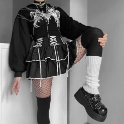 Yoursblack Abnormal Mechanical Rabbit Love Hoodie Spring Sale