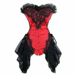 Yoursblack TOPS Embroidered Lace Corset Top