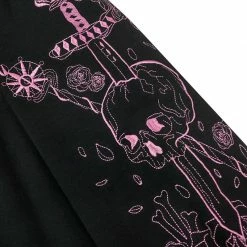 Yoursblack Spring Sale Embroidered Skull Hooded Jacket