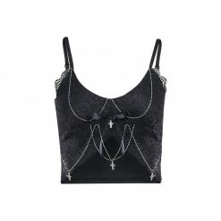 Yoursblack NEWS Dark Lace Bow Suspender