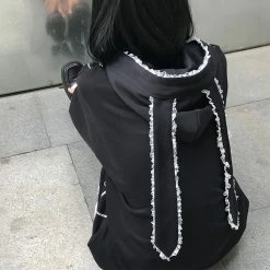 Yoursblack Abnormal Mechanical Rabbit Love Hoodie Spring Sale