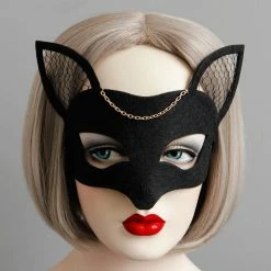 Yoursblack Accessory Fox Half Face Mask