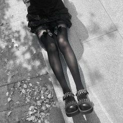 Yoursblack Sleepy Time Bow Tights