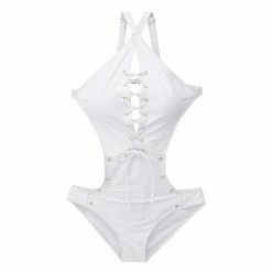 Yoursblack Strap One-Piece Swimsuit Swimwear