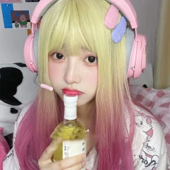 Yoursblack Pink Yellow Gradient Wig NEWS