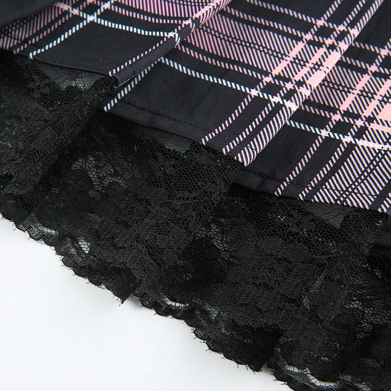 Yoursblack Wicked Scholar Mini Skirt BOTTOMS 11 Yoursblack Wicked Scholar Mini Skirt BOTTOMS