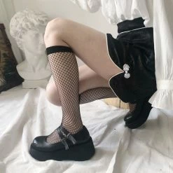 Yoursblack Fishnet Socks