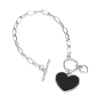 Yoursblack NEWS Vintage Black Heart Bracelet