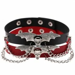 Yoursblack Vampire Bat Wing Choker Accessory