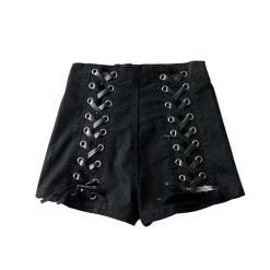 Yoursblack BOTTOMS Hip Criss-Cross Shorts