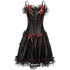 Yoursblack Lace Corset Dress Gothic Corsets & Bustiers