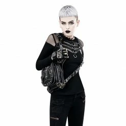 Yoursblack Punk Retro Crossbody Bag New In Jun