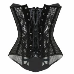 Yoursblack Black Organza Print Corset NEWS