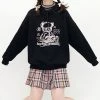 Yoursblack Cartoon Bear Hoodie