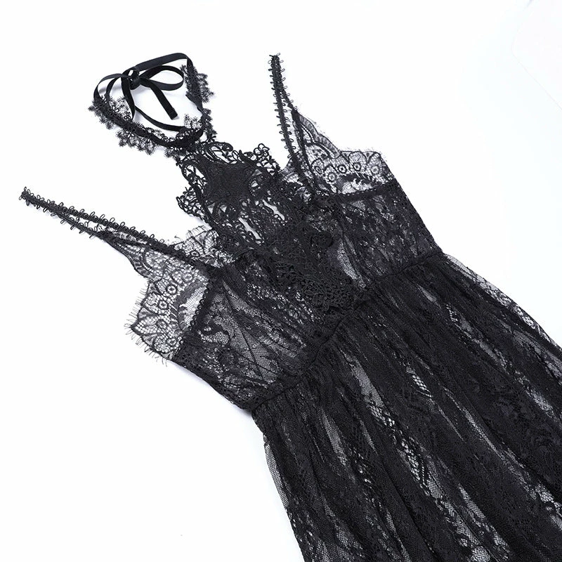 Yoursblack Dark Lace Sheer Dress 2 Yoursblack Dark Lace Sheer Dress