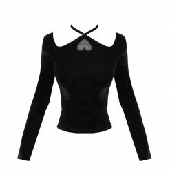 Yoursblack NEWS Dark Love Collar Long Sleeve Shirt
