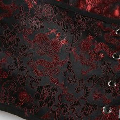 Yoursblack Dragon Jacquard Asymmetric Hem Tank Top