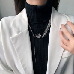 Yoursblack Fishbone Butterfly Necklace 7 Yoursblack Fishbone Butterfly Necklace