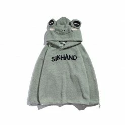 Yoursblack Frog Hat Hoodie