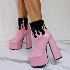 Yoursblack Gothic Flame Ankle Boots NEWS 10 Yoursblack Gothic Flame Ankle Boots NEWS