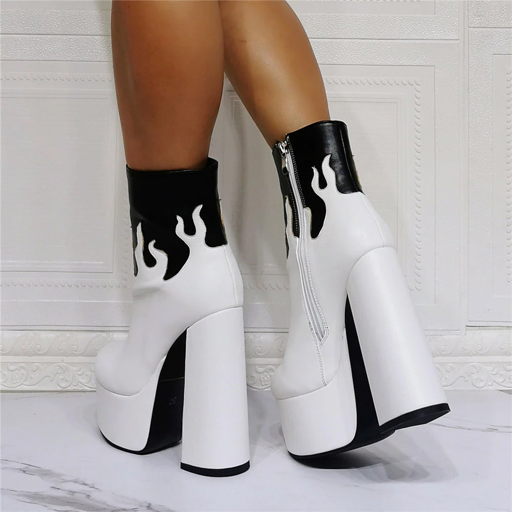 Yoursblack Gothic Flame Ankle Boots NEWS 4 Yoursblack Gothic Flame Ankle Boots NEWS