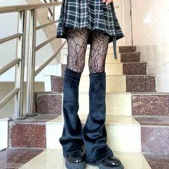 Yoursblack Gothic Velvet Leg Warmer