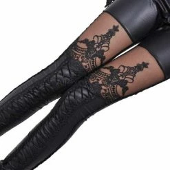 Yoursblack Gothic Corsets & Bustiers Gothic Victorian Lace Leggings