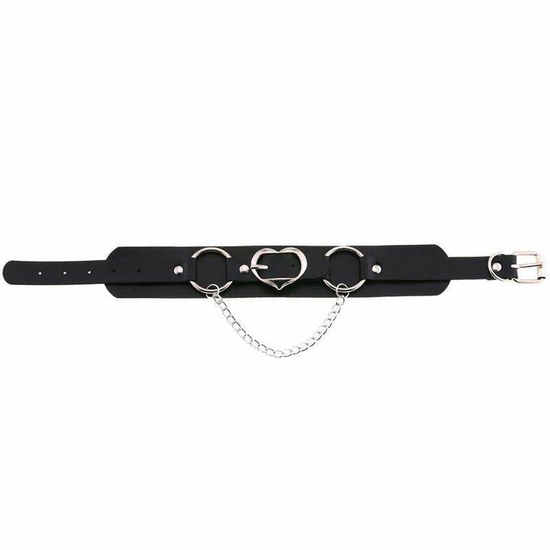 Yoursblack Heart Chain Buckle Choker Chokers 4 Yoursblack Heart Chain Buckle Choker Chokers