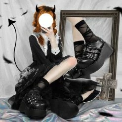 Yoursblack “Hell Nurse” Mary Janes Shoes