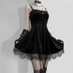 Yoursblack Spring Sale Lace Sling Dress