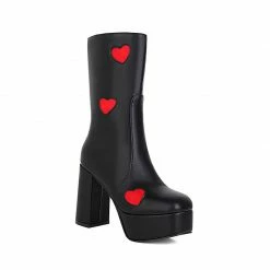 Yoursblack Love Punk Short Boots NEWS