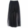 Yoursblack Mesh Floor Mopping Skirt NEWS