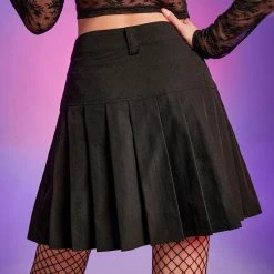 Yoursblack Zip Pleated Skirt New In Jun 7 Yoursblack Zip Pleated Skirt New In Jun