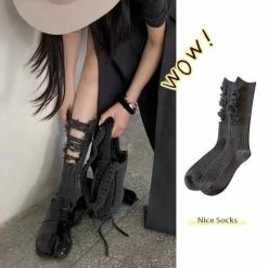 Yoursblack Socks&Stockings Knitted Pile Socks