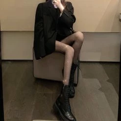 Yoursblack New In Jun Rhinestone Fishnet Stockings