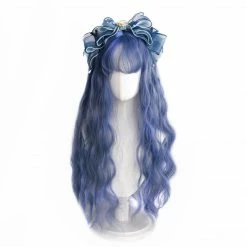 Yoursblack "Blue Galaxy" Long Curly Wig NEWS