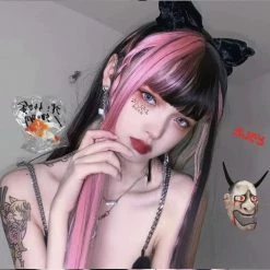 Yoursblack Two-Tone Long Straight Hair