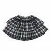 Yoursblack Grunge Style Plaid Rivet Skirt NEWS