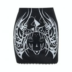 Yoursblack Dark Design Lace Hip Skirt NEWS