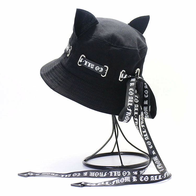Yoursblack Cat Ears Fisherman Hat NEWS 1 Yoursblack Cat Ears Fisherman Hat NEWS