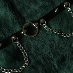 Yoursblack Accessory Ring Chain Choker YB101 6 Yoursblack Accessory Ring Chain Choker YB101