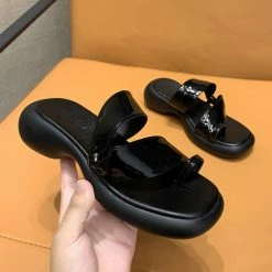 Yoursblack Slip-On Beach Sandals