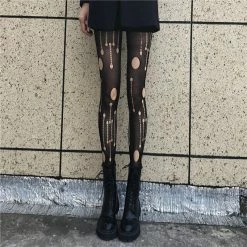 Yoursblack Ripped Mesh Stockings NEWS