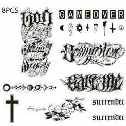 Yoursblack Gothic Pattern Tattoo Sticker New In Jun 6 Yoursblack Gothic Pattern Tattoo Sticker New In Jun