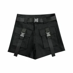 Yoursblack Double Pocket Cargo Shorts BOTTOMS