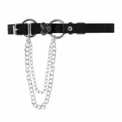 Yoursblack Heart Button Choker YB103
