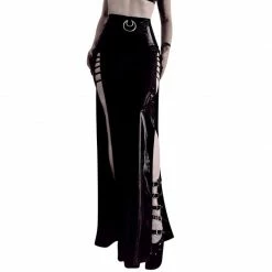 Yoursblack Vintage Goth High Waist Split Skirt