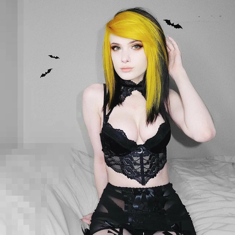 Yoursblack Deep V Neck Halter Crop Top New In Jun 5 Yoursblack Deep V Neck Halter Crop Top New In Jun