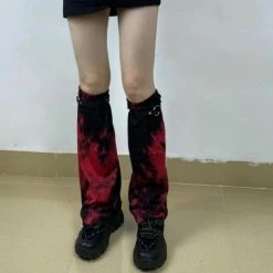 Yoursblack NEWS Bloody Punk Leg Warmer