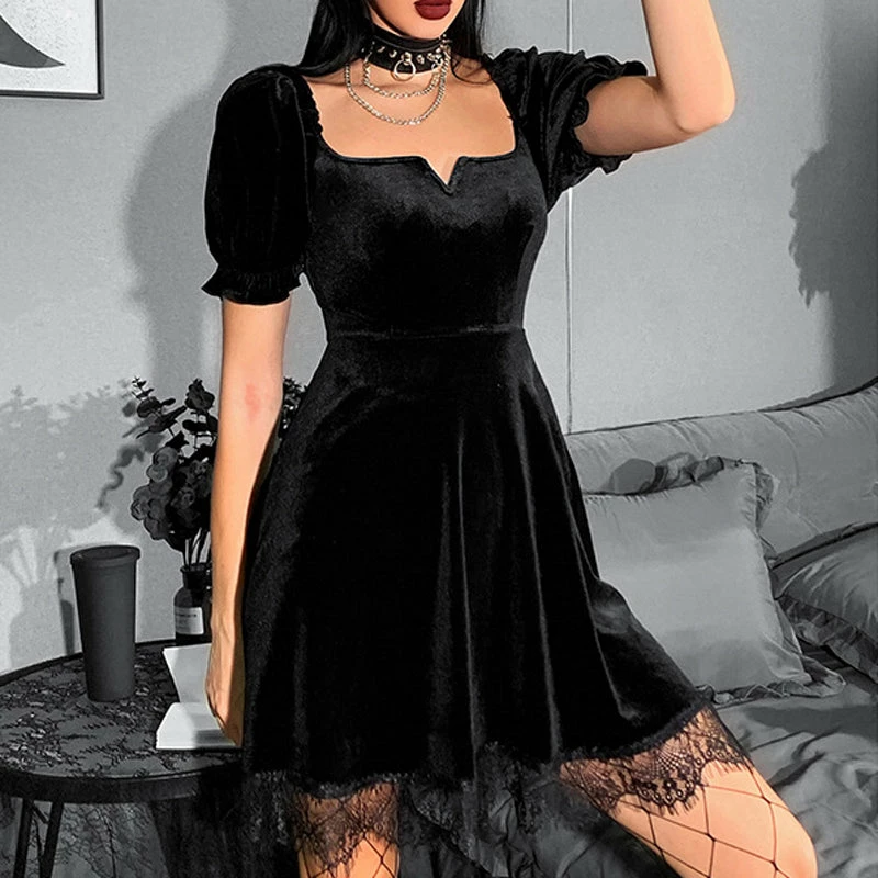 Yoursblack Solid Color Backless Square Neck Dress New In May 4 Yoursblack Solid Color Backless Square Neck Dress New In May